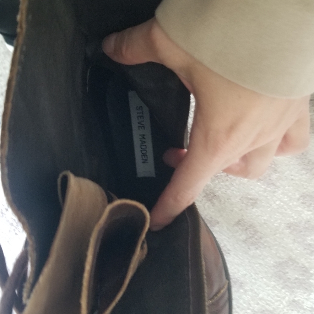 Steve Madden Fall Brown Combat boots - Picture 4 of 8